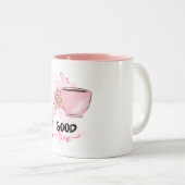 Leuke Koffietijd Tweekleurige Koffiemok (Voorkant rechts)