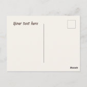 Leuke koffiezaak bedankt of leveranciers  briefkaart (Achterkant)