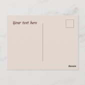 Leuke koffiezaak bedankt u of leveranciers briefkaart (Achterkant)