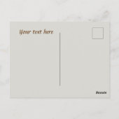 leuke koffiezaak of verkopers dank je briefkaart (Achterkant)