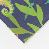 Leuke kogelvis in een diepblauw zee, fleece deken (Hoek)