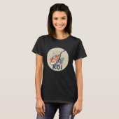 Leuke Koi Karper Kostuum voor Visliefhebbers T-shirt (Voorkant volledig)