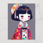 Leuke Kokeshi Doll, Postcrossing Briefkaart (Voorkant)