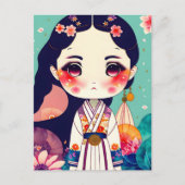 Leuke Kokeshi Doll, Postcrossing Briefkaart (Voorkant)