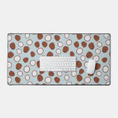 Leuke Kokosnoten Tropische Fruit Exotisch Gezond V Bureaumat (Keyboard & Muis)