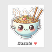 Leuke kom noedels sticker (Vel)