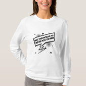 Leuke komische stijl callout speech bubble t-shirt (Voorkant)