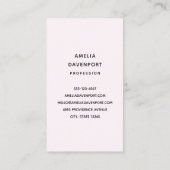 Leuke konijn & ei vormige huis pastel kleuren visitekaartje (Achterkant)