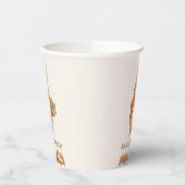 Leuke Konijn Herfst Verjaardag Papieren Bekers (Links)