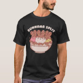 Leuke konijn ijs smaken ijs kom rabbijn t-shirt (Voorkant)