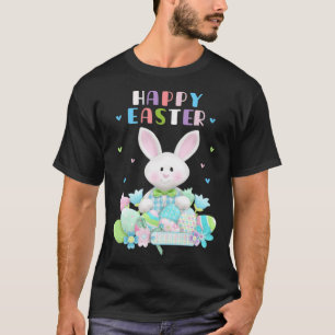 Leuke konijn pastel lente eieren jagen konijn gelu t-shirt