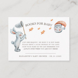 Leuke konijntje sterren regenboog luier rafel informatiekaartje