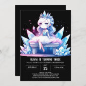 Leuke Koningin Prinses Verjaardag Kaart (Voorkant / Achterkant)