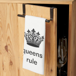 Leuke Koninklijke "Koninginnen regeren" Theedoek