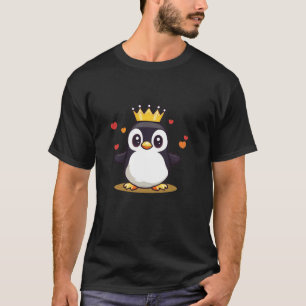 Leuke Koninklijke Pinguïn Pret voor een Speelse Aa T-shirt