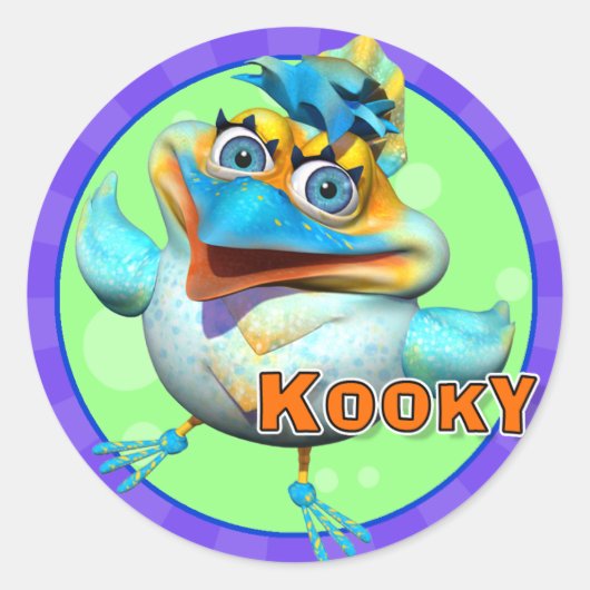 Leuke Kooky Bird Stickers (Voorkant)