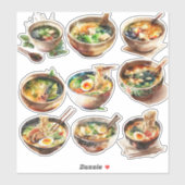 Leuke Koreaanse Ramen & Soep Sticker Sheet30006 (Vel)