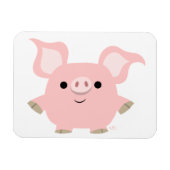 Leuke Korte Cartoon Varken Flexibele Magneet (Horizontaal)