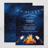 Leuke kosmische achtertuin vreugdevuur kaart (Voorkant / Achterkant)