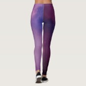 Leuke Kosmische Kleuren Sterren Galaxy Patroon Vro Leggings (Achterkant)