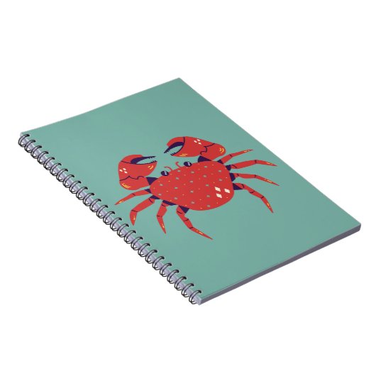 Leuke krab Notitieboek (Rechterzijde)