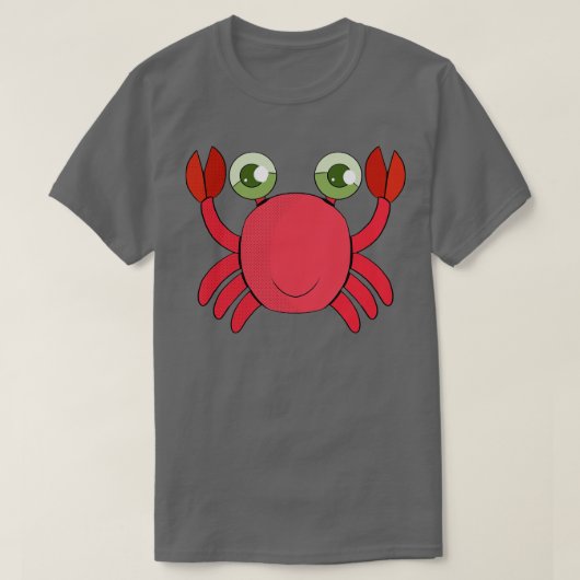 Leuke krab t-shirt (Design voorkant)