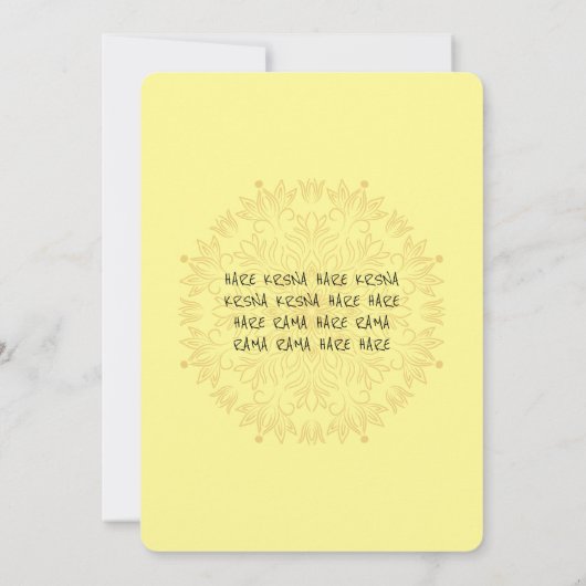 Leuke Krishna kaart voor verjaardag - Krishna kuns (Achterkant)