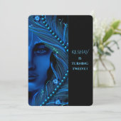 Leuke Krishna kaart voor verjaardag - Krishna kuns (Staand voorkant)