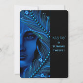 Leuke Krishna kaart voor verjaardag - Krishna kuns (Voorkant)