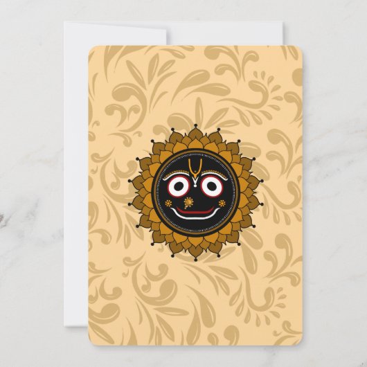 Leuke Krishna kaart voor verjaardag - Krishna kuns (Achterkant)