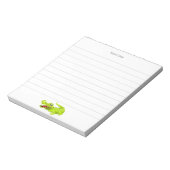 Leuke Krokodil op witte voering Notitieblok (Linkerzijde)