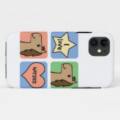 Leuke Kunst I van de Klem van de Cartoon de Case-Mate iPhone Case (Achterkant (horizontaal))