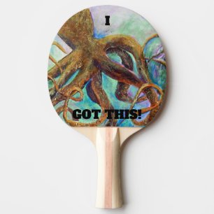 Leuke Kunst - Ik heb deze octopus Ping Pong Paddle Tafeltennisbatje