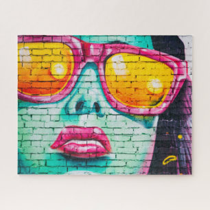 Leuke kunst puzzel, graffiti puzzel