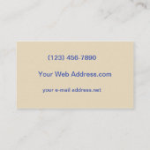 Leuke kunstenaar Paint Drips Visitekaartje (Achterkant)