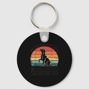 Leuke Labrador Drama Hond Hondenliefhebber Ouder M Sleutelhanger