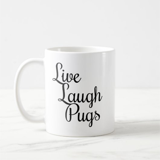 Leuke Lach Pugs Koffiemok (Links)
