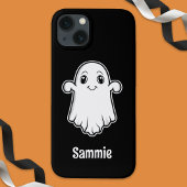 Leuke lachende Cartoon Ghost met aangepaste naam Case-Mate iPhone Case