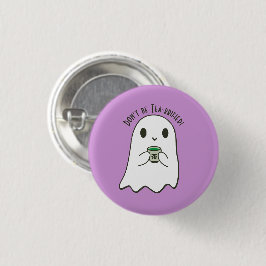 Leuke lachende geest & Japanse thee Kanji Ronde Button 3,2 Cm