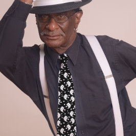 Leuke lachende geesten Halloween zwart Stropdas