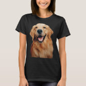 Leuke lachende labrador retriever hond t-shirt (Voorkant)