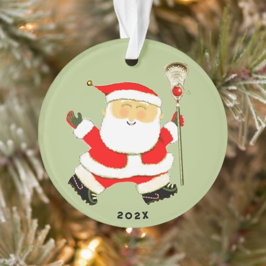 Leuke Lacrosse Kerstmis 2026 Ornament (Boom)