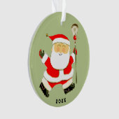 Leuke Lacrosse Kerstmis 2026 Ornament (voorkant)