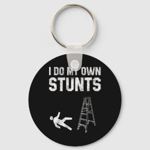 Leuke ladder Herfst geschenk gebroken bot hand kri Sleutelhanger
