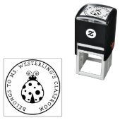 Leuke Lady Bug Eigendom van de leraar Zelfinktende Stempel (In situ)