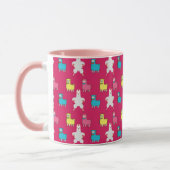 Leuke lama's en Alpacas illustratie Mok (Links)