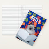 Leuke langharige Siamese kat Notitieboek (Binnen)