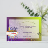 Leuke Las Vegas Bestemming Trouw RSVP (Staand voorkant)