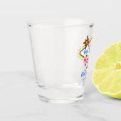 Leuke Las Vegas bruiloft gunsten geschoten bril Shot Glas (Links)