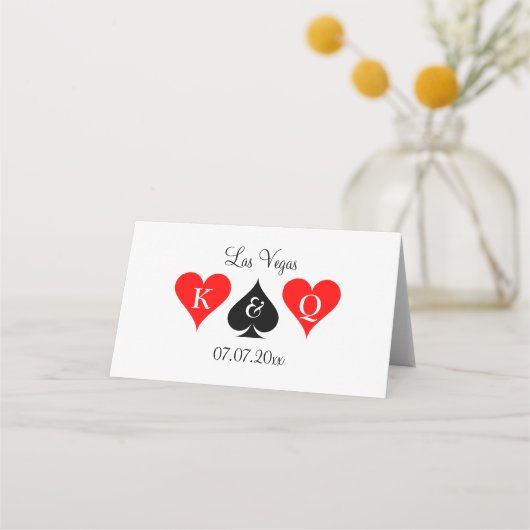 Leuke Las Vegas strip droom trouwplaats kaarten Plaatskaartje (Achterkant)